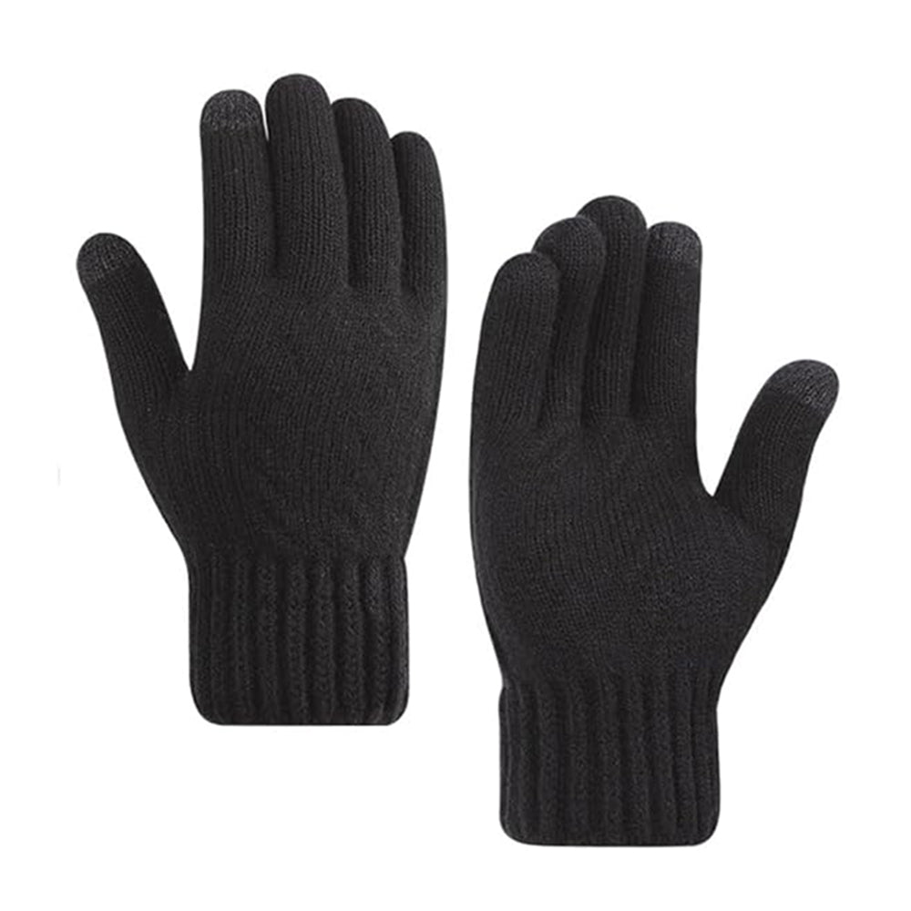 Zimske Taktilne Rukavice za Dame Techsuit ST0015, Veličina 17cm, Crne