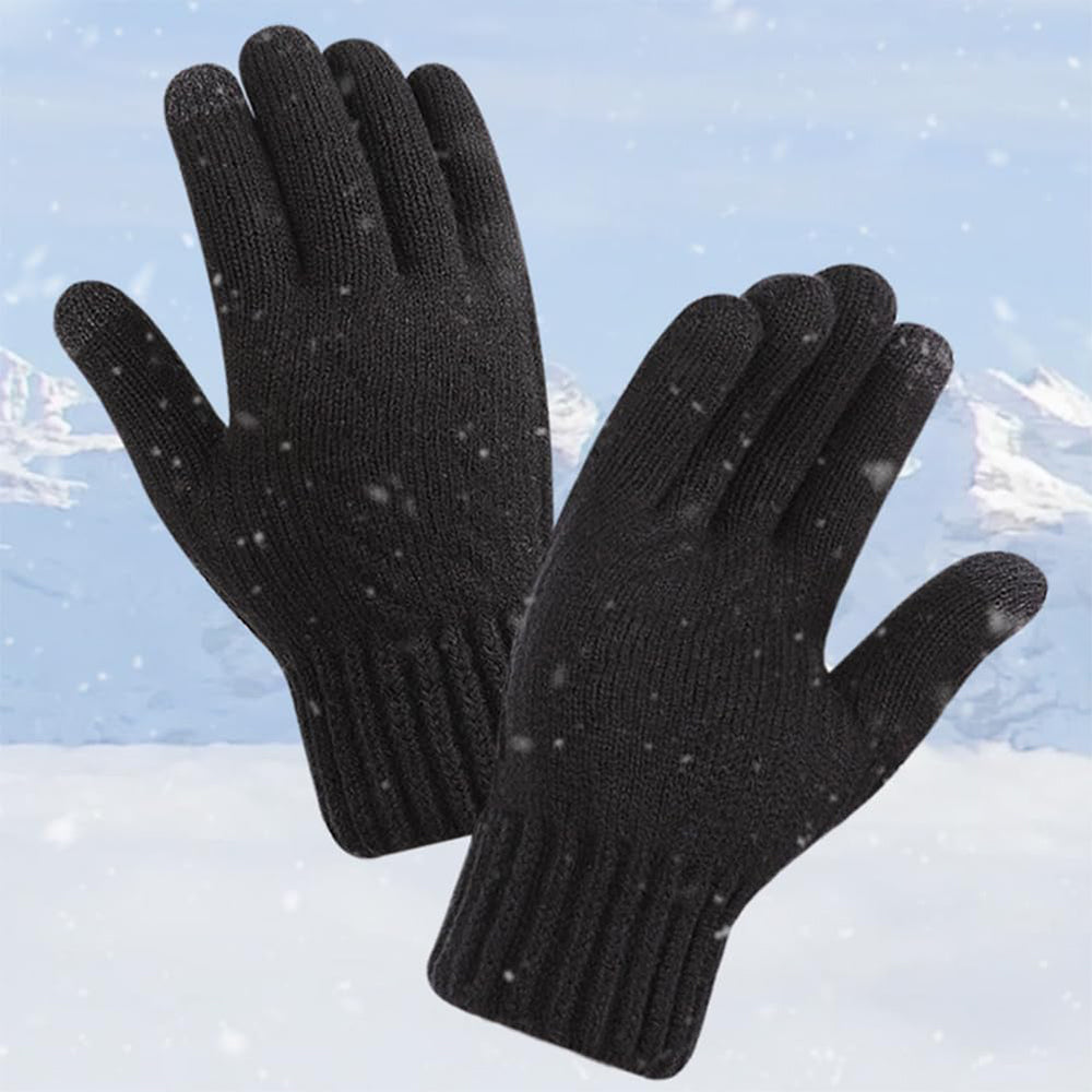 Zimske Taktilne Rukavice za Dame Techsuit ST0015, Veličina 17cm, Crne
