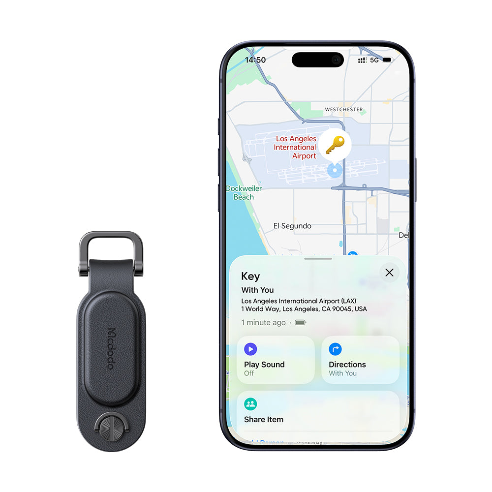 Mcdodo SmartTag Keys Napa Pro AT-3830 za iOS Series, Crna