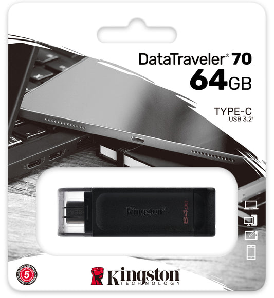 Vanjska memorija USB-C Kingston DT70, 64Gb DT70/64GB