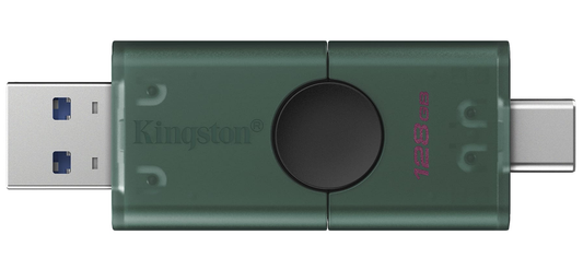 Vanjska memorija USB-A 3.2 / USB-C Kingston Duo, 128Gb DTDEG2/128GB