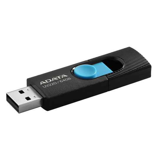 Vanjska memorija USB-A Adata UV220, 64Gb AUV220-64G-RBKBL