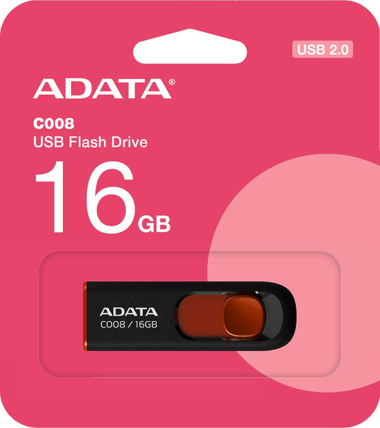 Vanjska memorija USB-A Adata C008, 16Gb AC008-16G-RKD