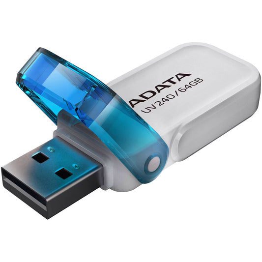Vanjska memorija USB-A Adata UV240, 64Gb AUV240-64G-RWH