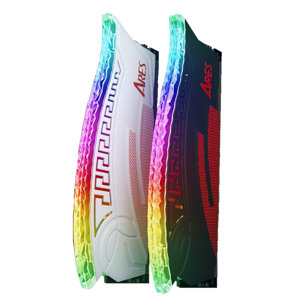 Memorija RAM Dato Ares Armor, DDR4, RGB, 2 x 8GB, 3600Mhz, CL18, Bijela AMRGB8GX216G36W