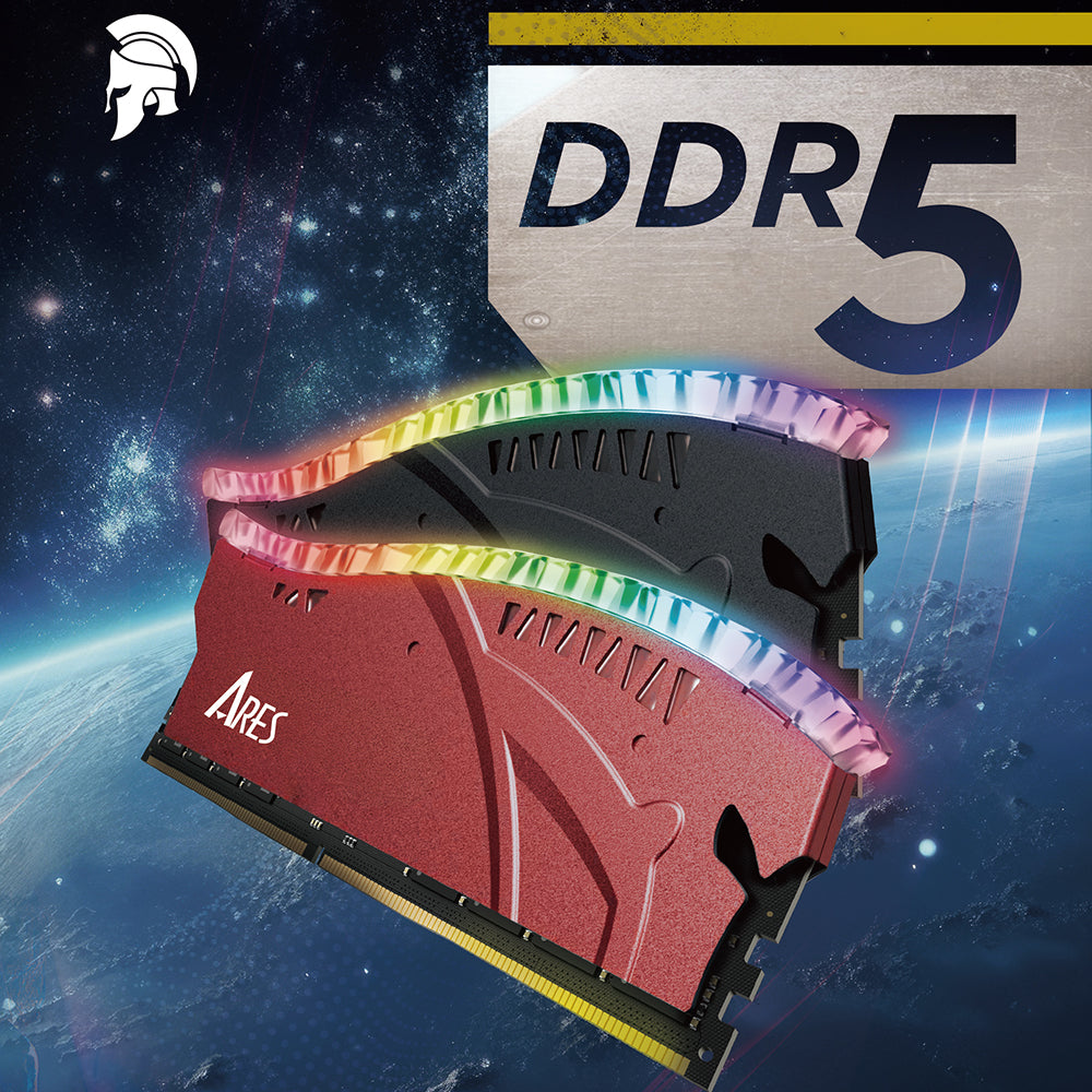 Memorija RAM Dato Ares Armor Lite, DDR5, RGB, 16GB, 6000Mhz, Crna ARB16G5K60