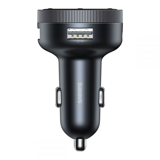 FM Bluetooth modulator Baseus Enjoy, Mp3 Player, 2 x USB, Crni CCLH-01