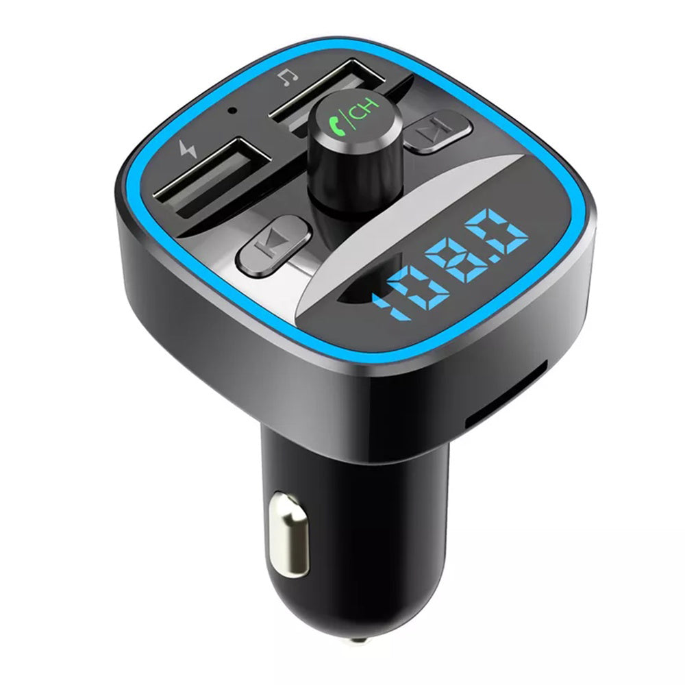 FM Bluetooth modulator Techsuit JamLink, 2 x USB-A - 1 x microSD