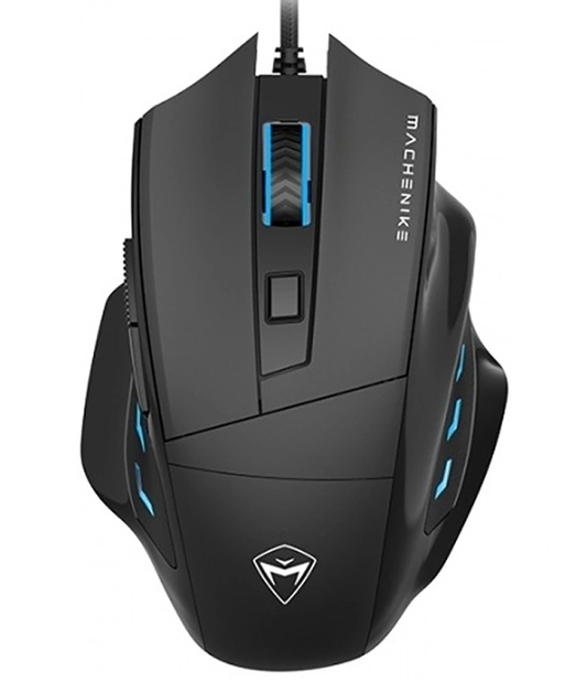 Gaming miš s USB žicom Machenike M3, RGB, 3200DPI, Crni