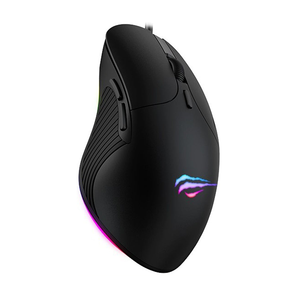 Gaming miš s kabelom USB HAVIT MS1020WB, RGB, 2400DPI, Crni