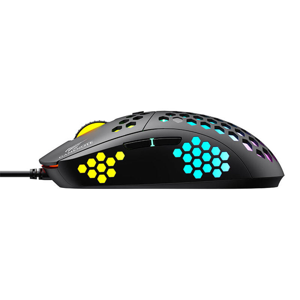 Gaming miš s kabelom USB HAVIT MS1032, RGB, 800DPI - 6400DPI, Crni
