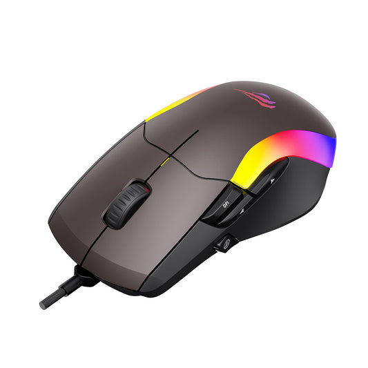 Gaming miš s kabelom USB HAVIT MS959S, RGB, 1200DPI - 8000DPI, 1.6m, Crno Okrno