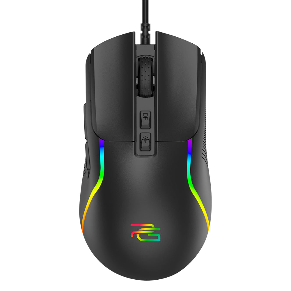 Gaming miš s kabelom USB Proove Assembler, RGB, 12400DPI, Crni CMAS00000101