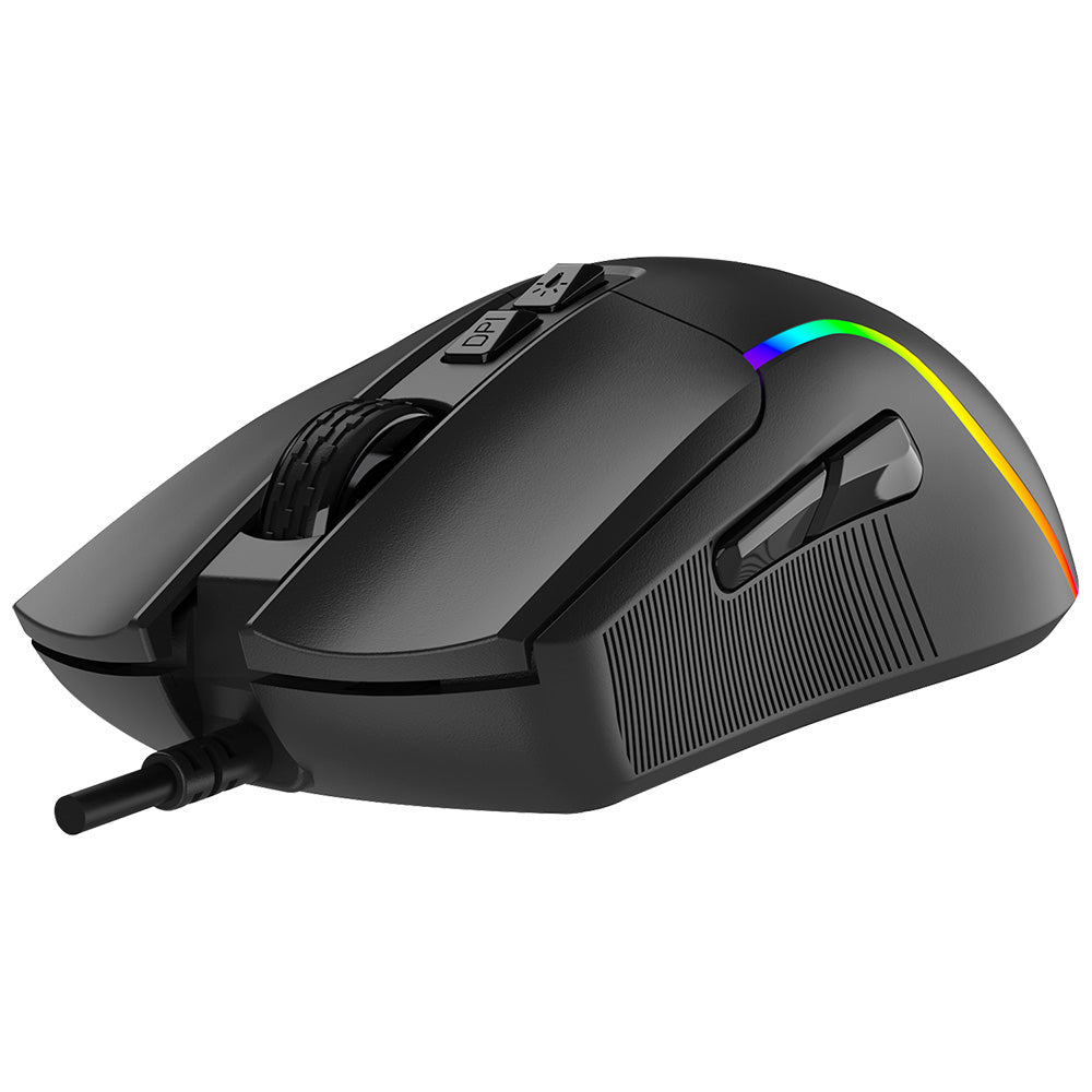 Gaming miš s kabelom USB Proove Assembler, RGB, 12400DPI, Crni CMAS00000101