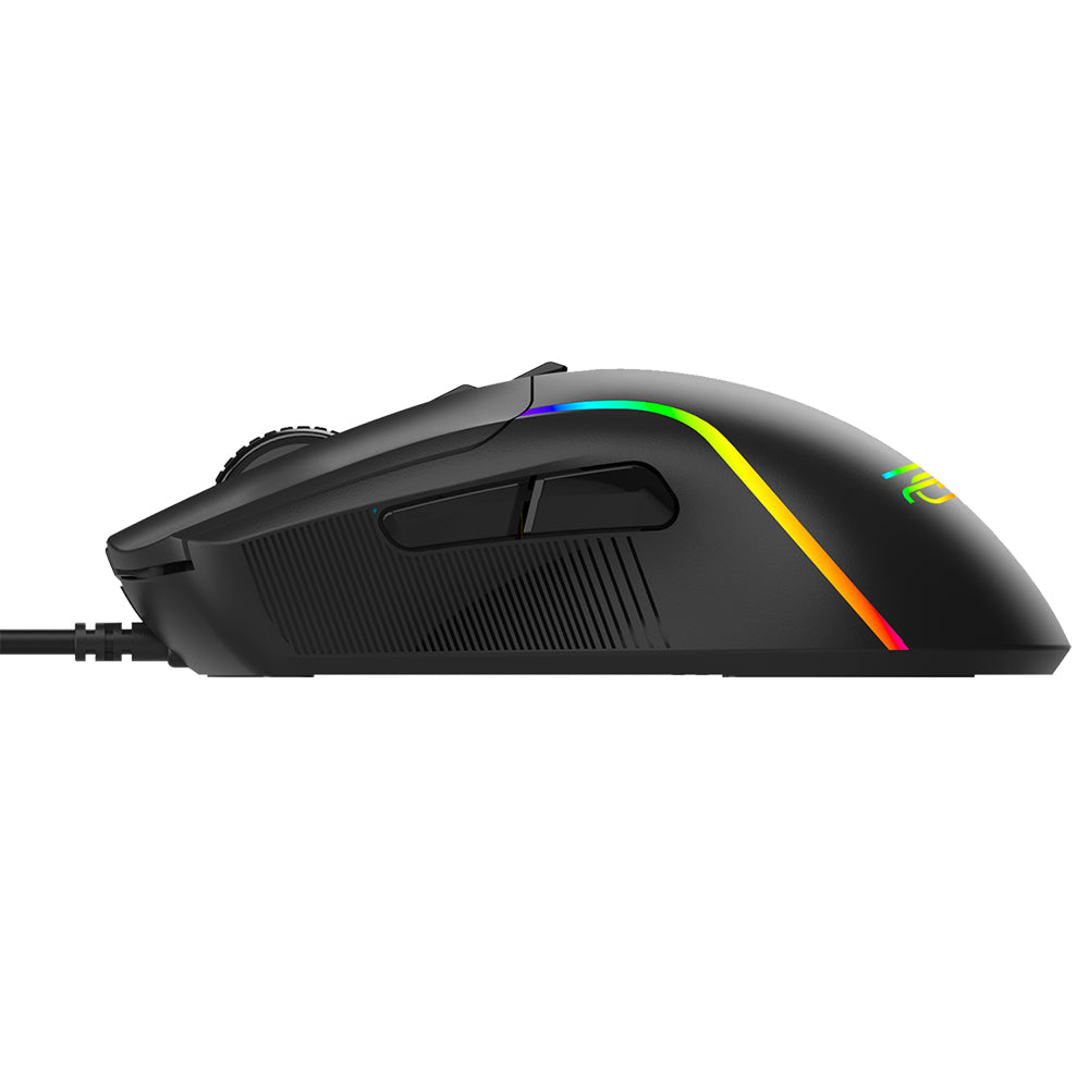 Gaming miš s kabelom USB Proove Assembler, RGB, 12400DPI, Crni CMAS00000101