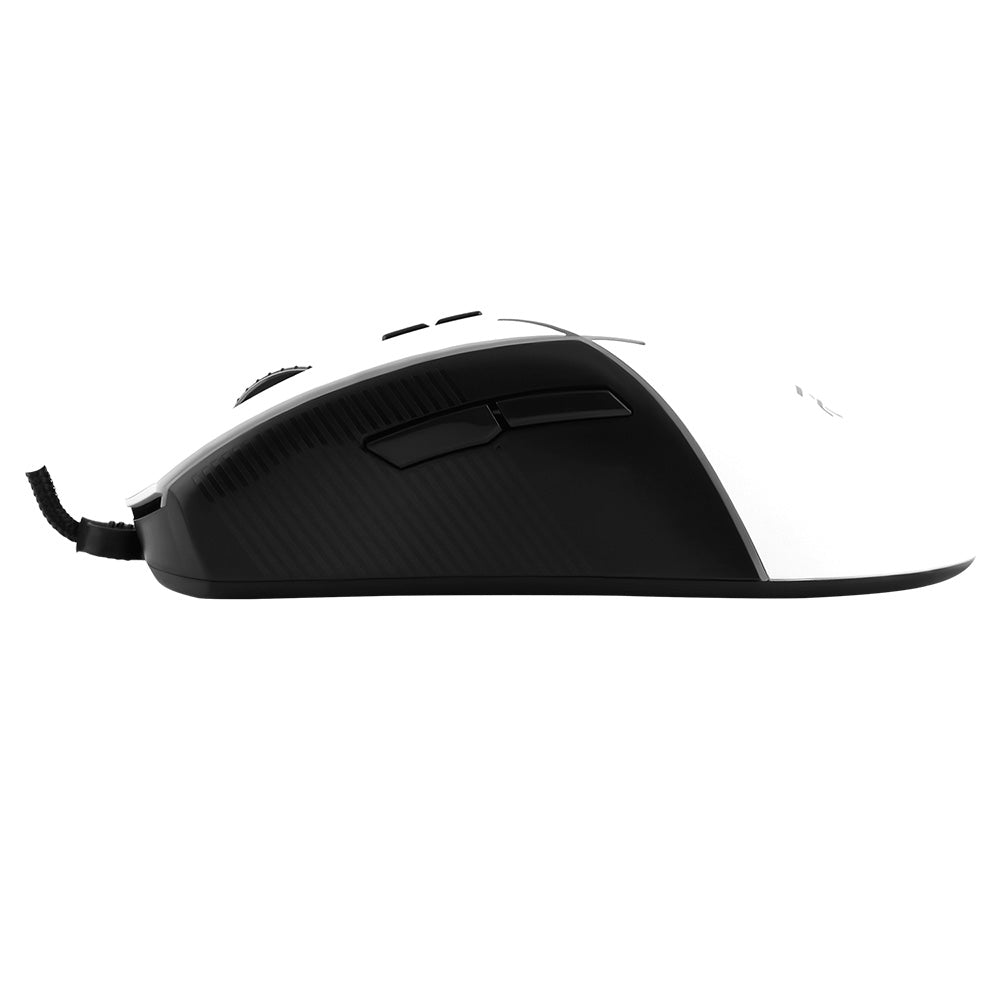 Gaming miš s kabelom USB Proove Defiant, RGB, 7200DPI, Bijeli CMDE00000101