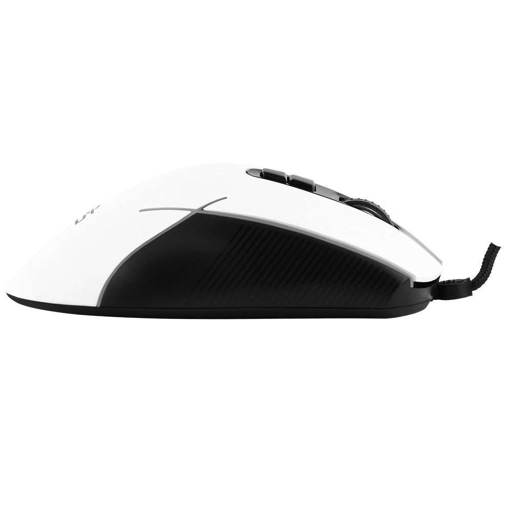 Gaming miš s kabelom USB Proove Defiant, RGB, 7200DPI, Bijeli CMDE00000101