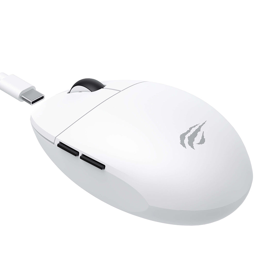 Bežični gaming miš HAVIT MS1039W, 800DPI - 7400DPI, Wi-Fi / Žičani, Bijeli