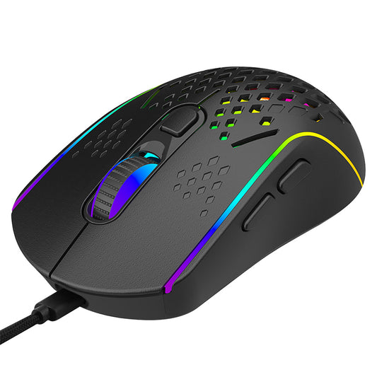 Bežični gaming miš Proove Buzz, RGB, 800DPI - 4800DPI, Crni WMBU00022401