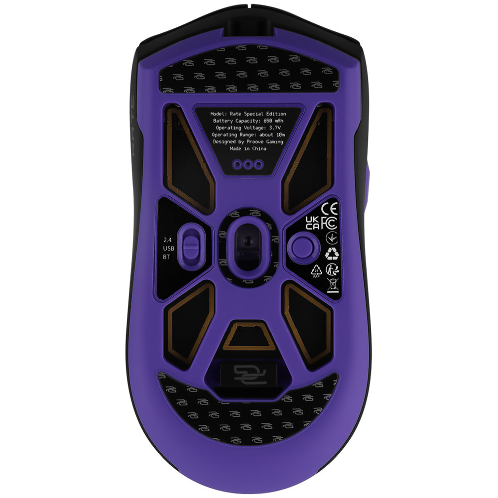 Bežični gaming miš Proove Rate Special Edition, 800DPI - 12000DPI, Crni CMRTWRS03001