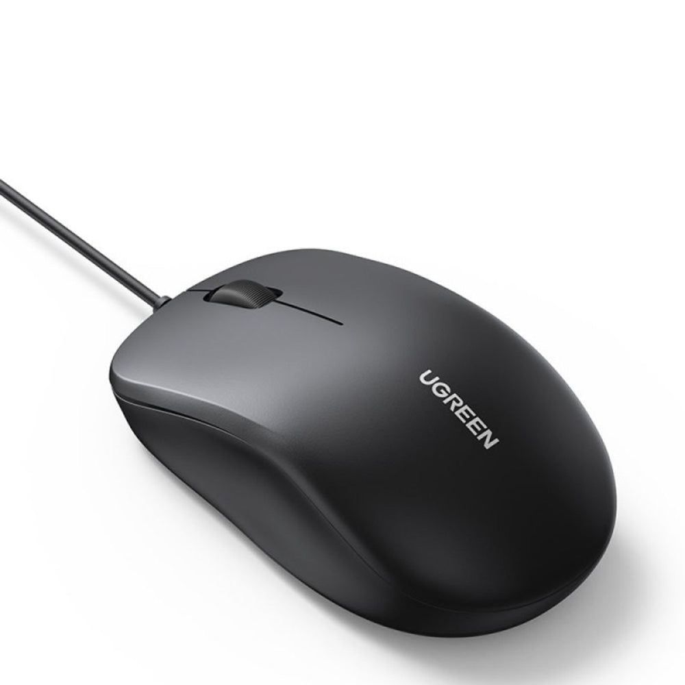 Miš s kabelom USB UGREEN MU007, 1200DPI, 1.5m, Crni