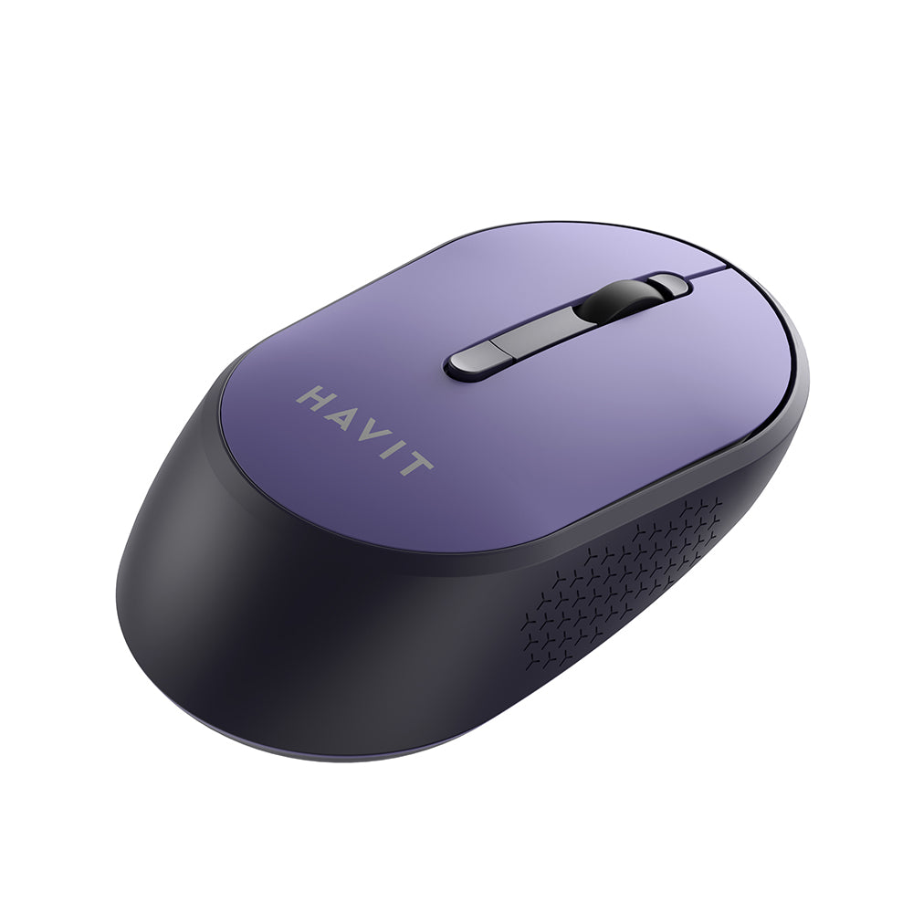 Bežični miš HAVIT MS78GT, 1200DPI - 3200DPI, Ljubičasti