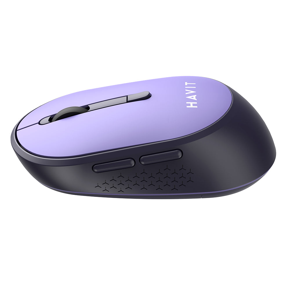 Bežični miš HAVIT MS78GT, 1200DPI - 3200DPI, Ljubičasti