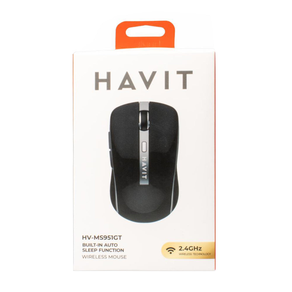 Bežični miš HAVIT MS951GT, 1000DPI - 1600DPI, Zlatno Bijeli