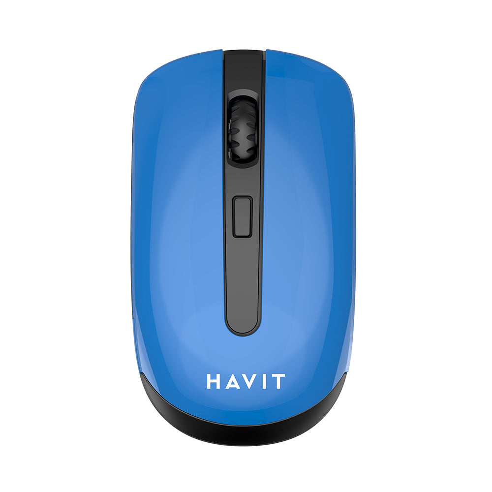 Bežični miš HAVIT MS989GT, 800DPI - 1600DPI, Crno Plavi