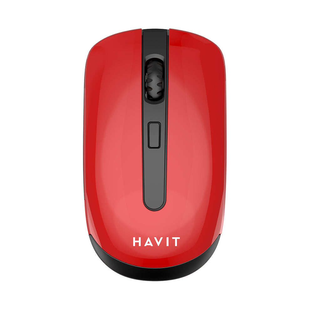 Bežični miš HAVIT MS989GT, 800DPI - 1600DPI, Crno Crveni