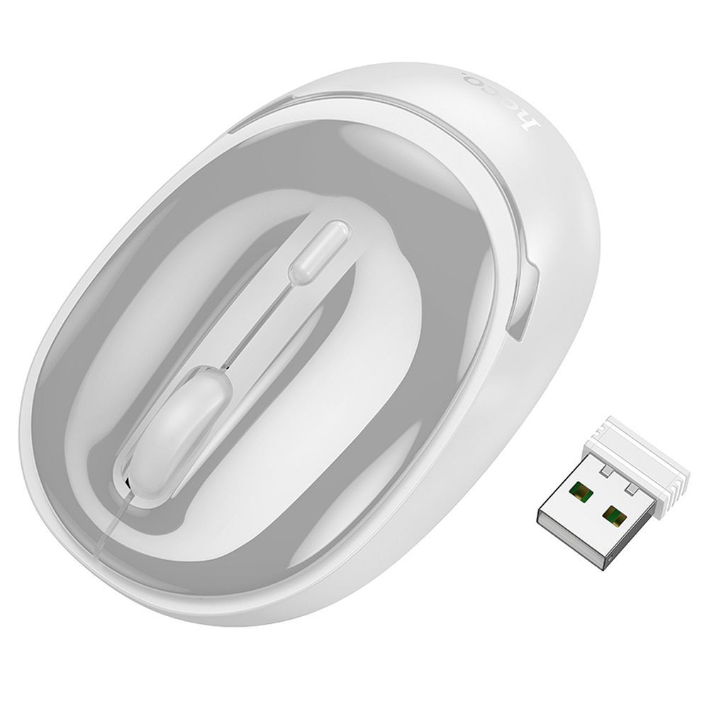 Bežični miš HOCO GM34, 1600DPI, BT / Wi-Fi, Sivi