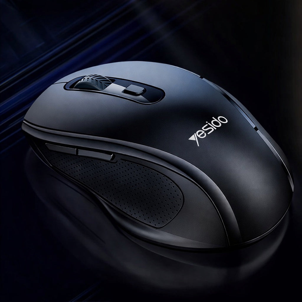 Bežični miš Yesido KB45, 800DPI - 1600DPI, Crni