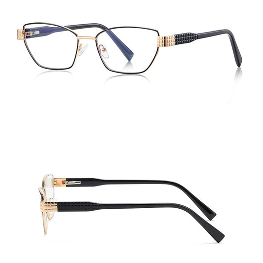 Naočale za računalo za žene Techsuit 3162, protiv plavog svjetla, crne