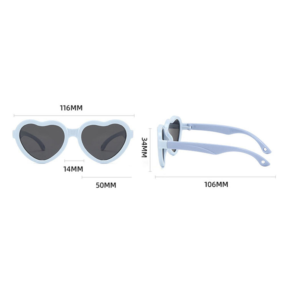 Dječje sunčane naočale Techsuit 23070, polarizirane, UV zaštita, crno-crvene