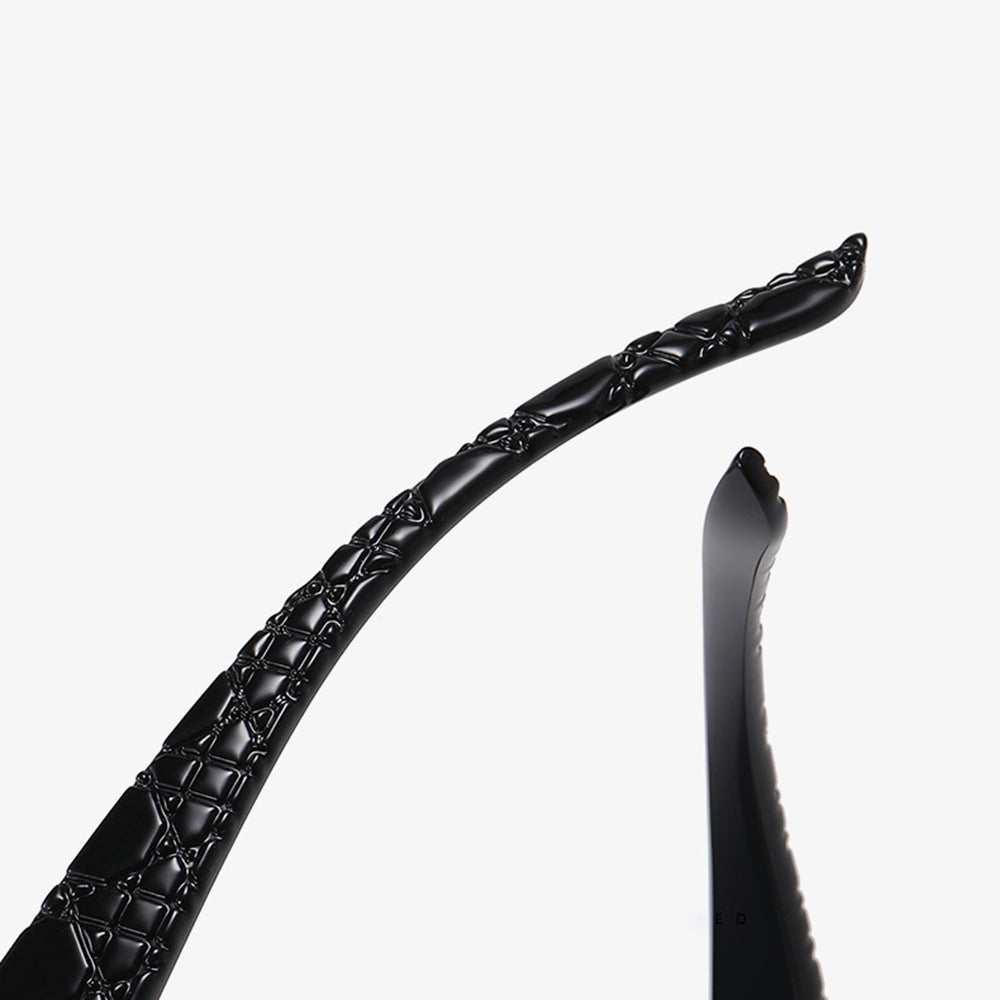 Sunčane naočale za žene Techsuit 2012, polarizirane, UV zaštita, crno-sive
