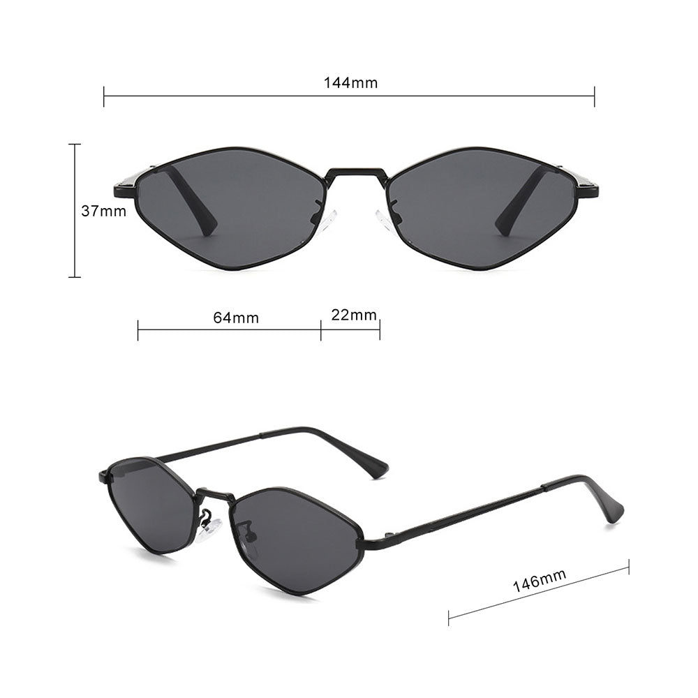 Ženske Sunčane Naočale Techsuit 6206, Zlatno Crne