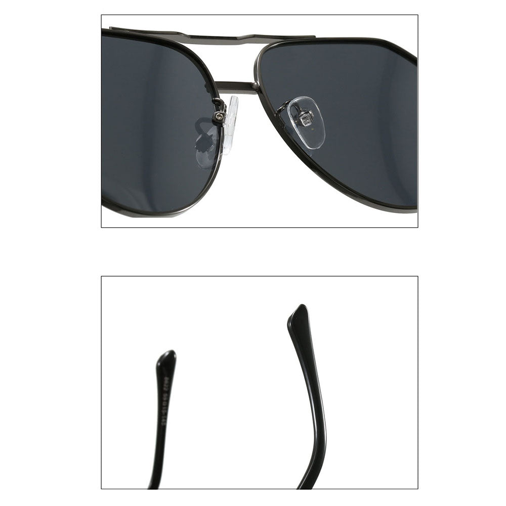 Unisex sunčane naočale Techsuit 8622, polarizirane, UV zaštita, tamno siva