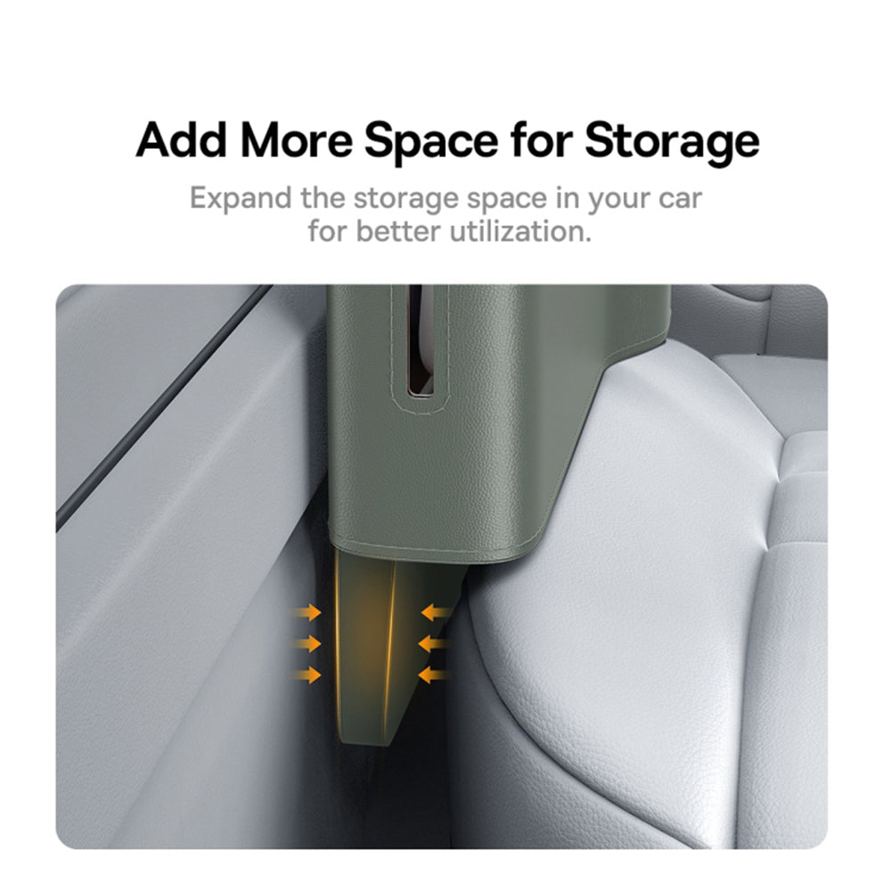 Organizator Auto Baseus OrganizeFun za prostor između konzole i sjedala, Sivi C20256502831-00