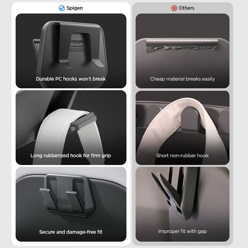 Spigen auto organizator za montažu na stražnju stranu sjedala za Tesla Y / 3, Set 2 komada ACP11563
