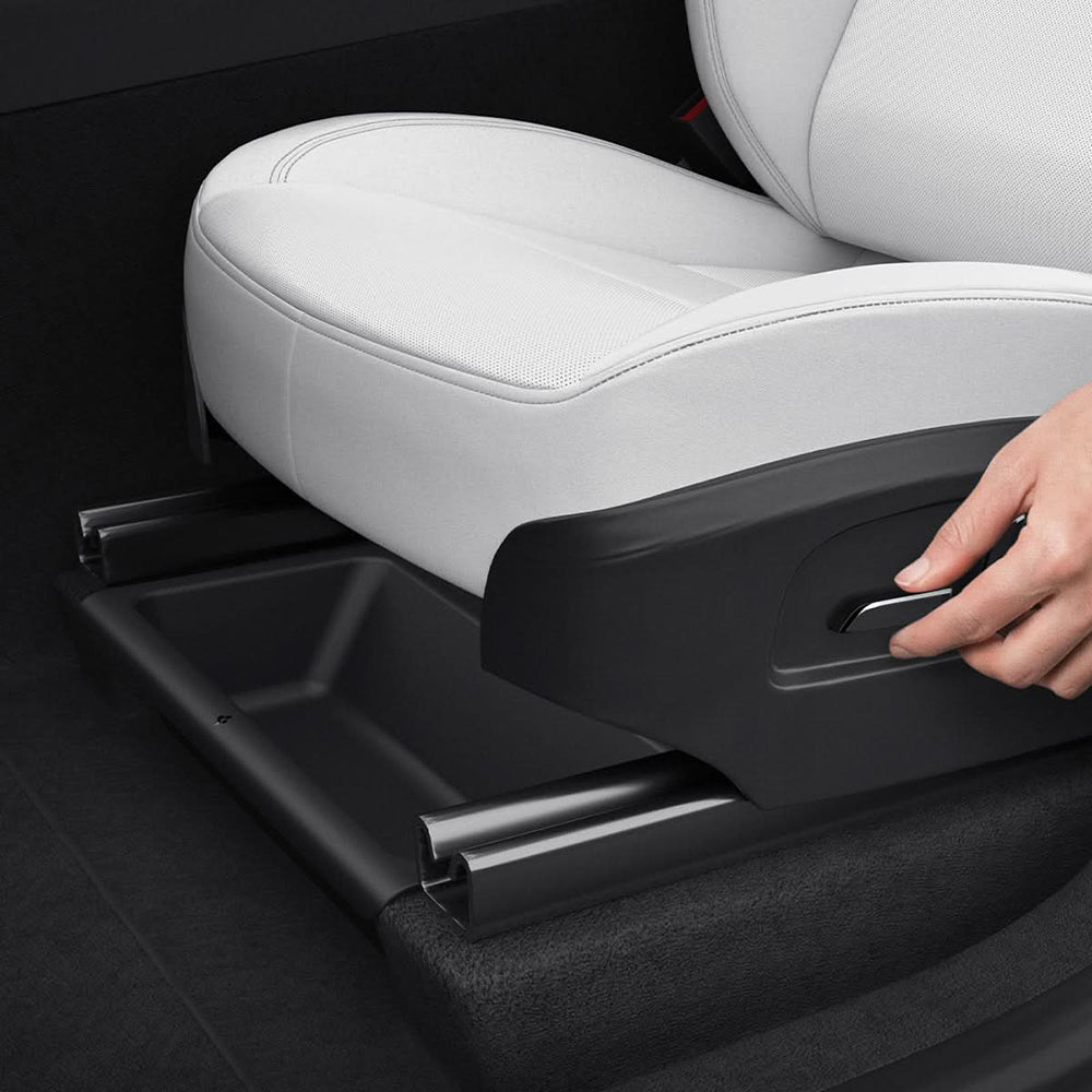 Auto organizator Spigen TO222J s montažom ispod sjedala za Tesla Y Juniper, Set 2 komada