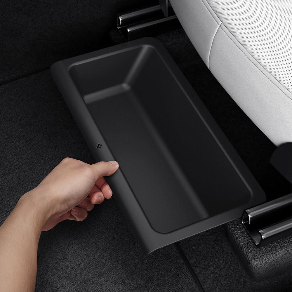 Auto organizator Spigen TO222J s montažom ispod sjedala za Tesla Y Juniper, Set 2 komada