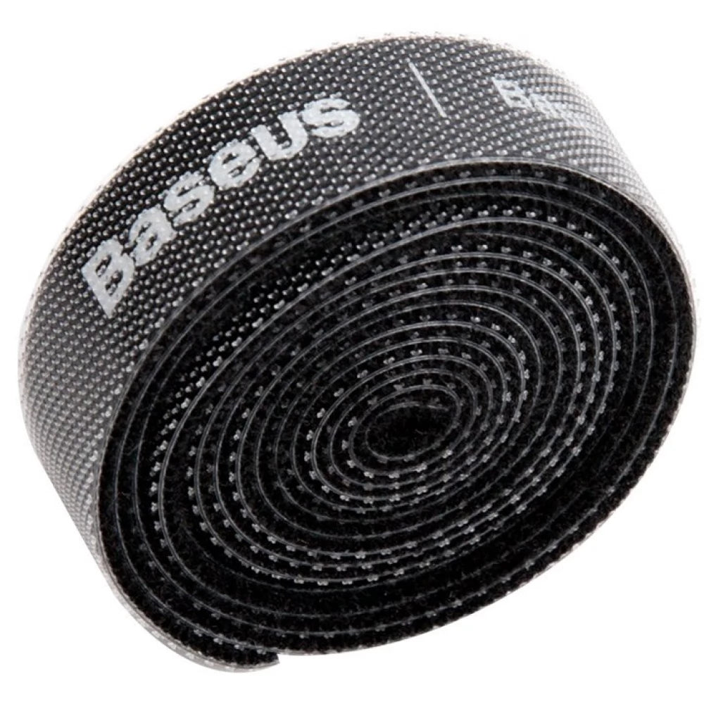 Organizator kabela Baseus Circle, Velcro, 1m, crni ACMGT-E01