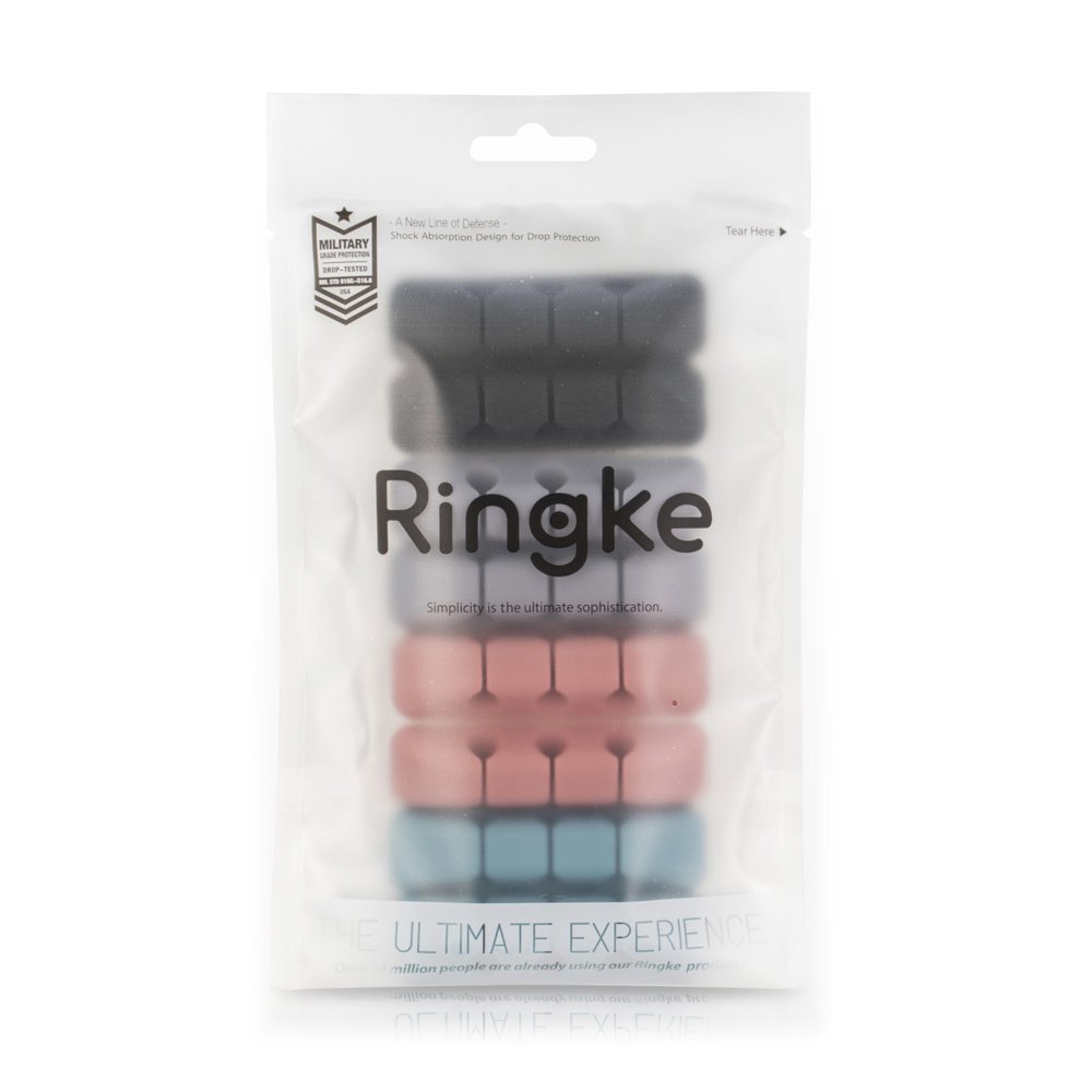 Organizator kabela Ringke, Set 8 komada, Razne boje