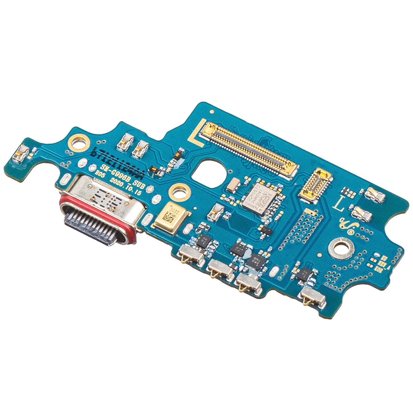 Ploča s konektorom za punjenje - Mikrofon - Modul čitača SIM Samsung Galaxy S21+ 5G G996, Service Pack GH96-13993A