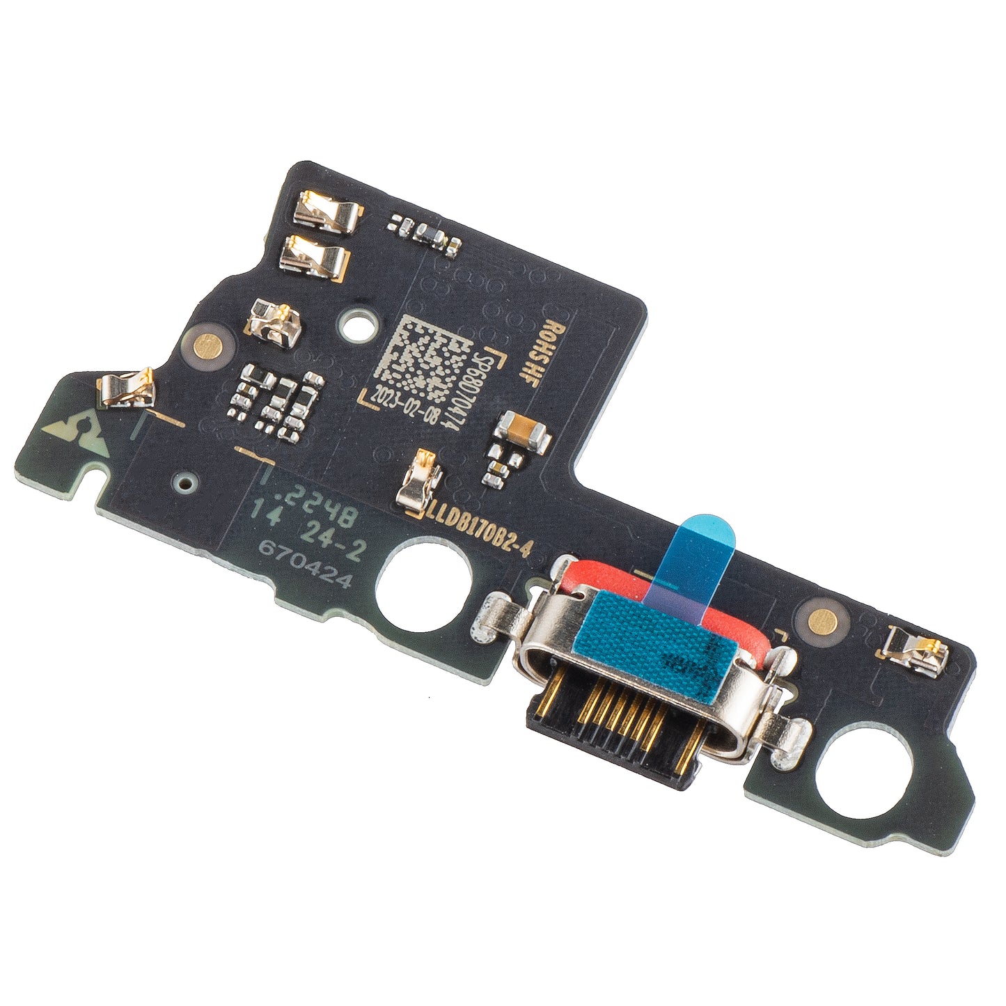 Ploča s priključkom za punjenje - Mikrofon Motorola Moto E13, Service Pack 5P68C22348