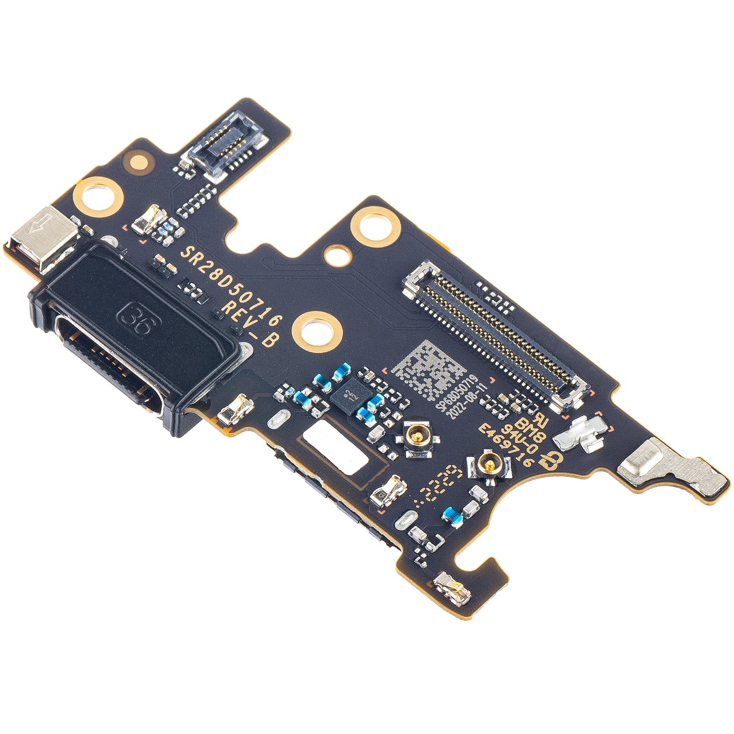 Ploča s konektorom za punjenje - Mikrofon - Modul čitača SIM Motorola Edge 30 Neo, Service Pack 5P68C21409