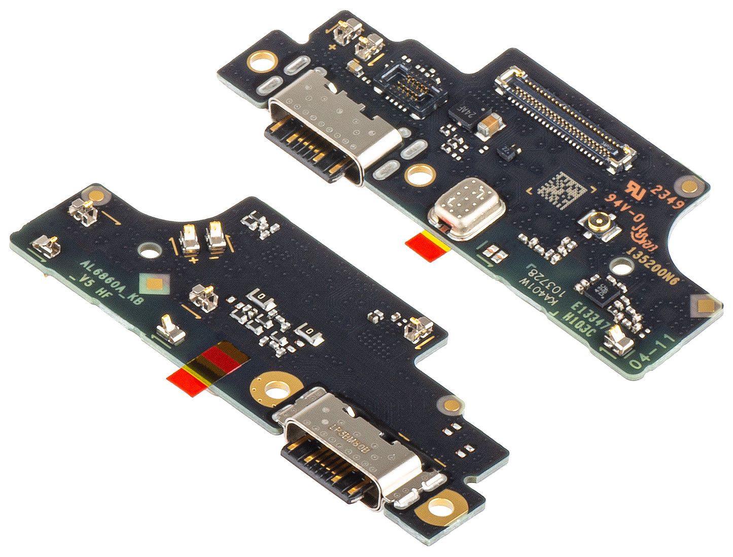 Ploča s konektorom za punjenje - Mikrofon Xiaomi Redmi Note 13 Pro 4G, Service Pack 56000400N600