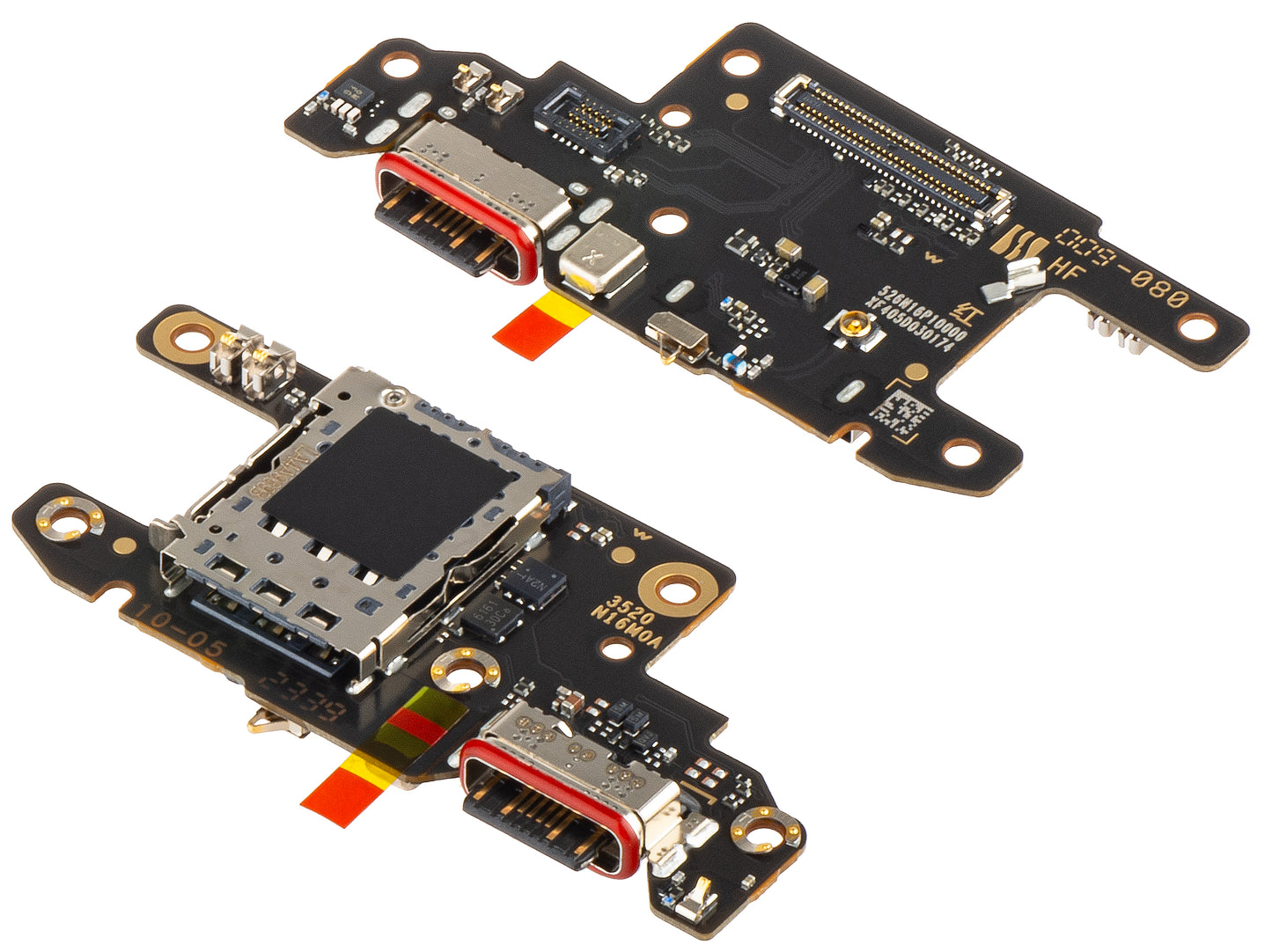 Ploča s priključkom za punjenje - Mikrofon - Modul čitača SIM kartica Xiaomi Poco X6, Service Pack 560004N16P00