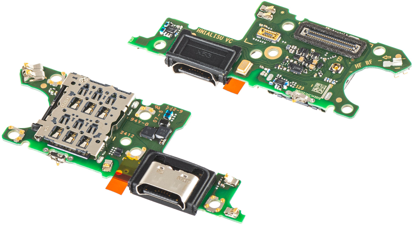 Ploča s konektorom za punjenje - Mikrofon - Modul čitača SIM kartice Honor Magic6 Lite, Servisni paket 0235AHJH