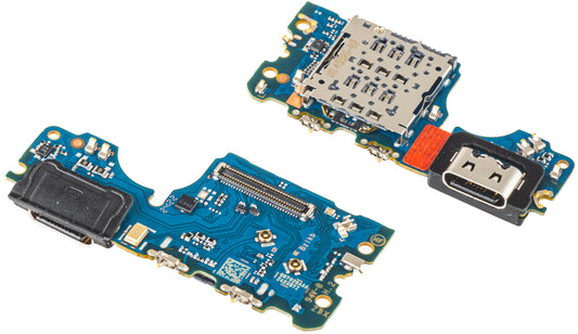 Ploča s konektorom za punjenje - Mikrofon - Modul čitača SIM HMD Skyline, Servisni paket HQ3160001HW00